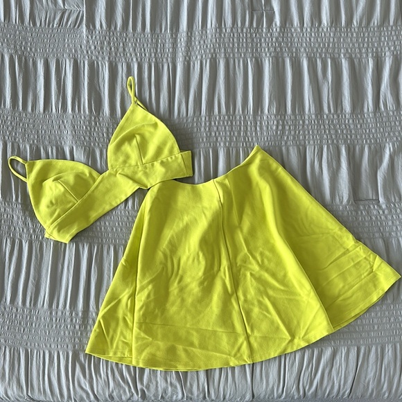 Lovers + Friends Lime Skirt Set - Picture 3 of 3